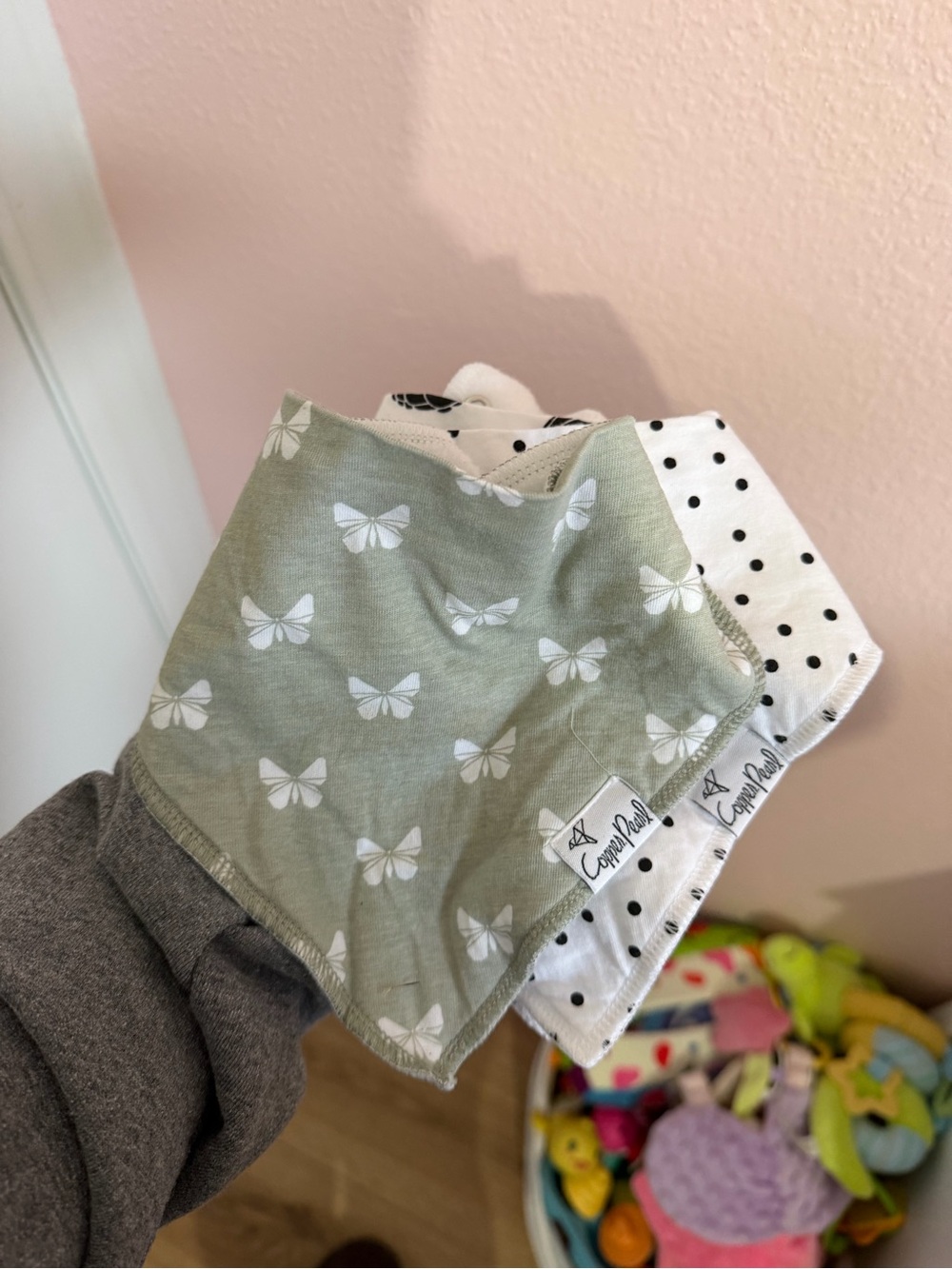 Cooper Pearl Bib Bandana Set